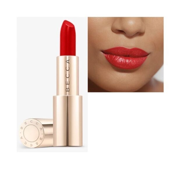 ✨3xHP✨BECCA ULTIMATE LIPSTICK - CRIMSON✨ - Picture 1 of 6